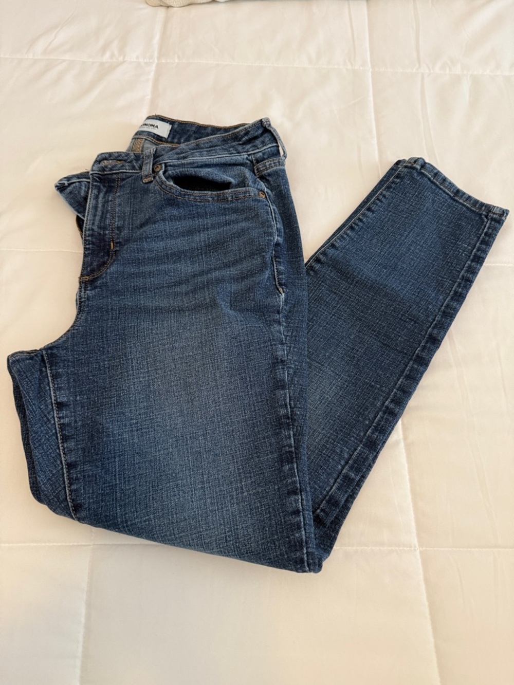 Women’s Sonoma Blue Mid-Rise Slim Curvy Jeans